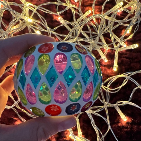 Colorful Mosaic Candle Holder - Picture 4 of 9